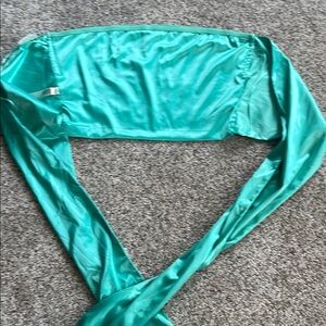 Free People Turquoise Halter Top